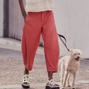 Pilcro Cropped Vintage Barrel Pants